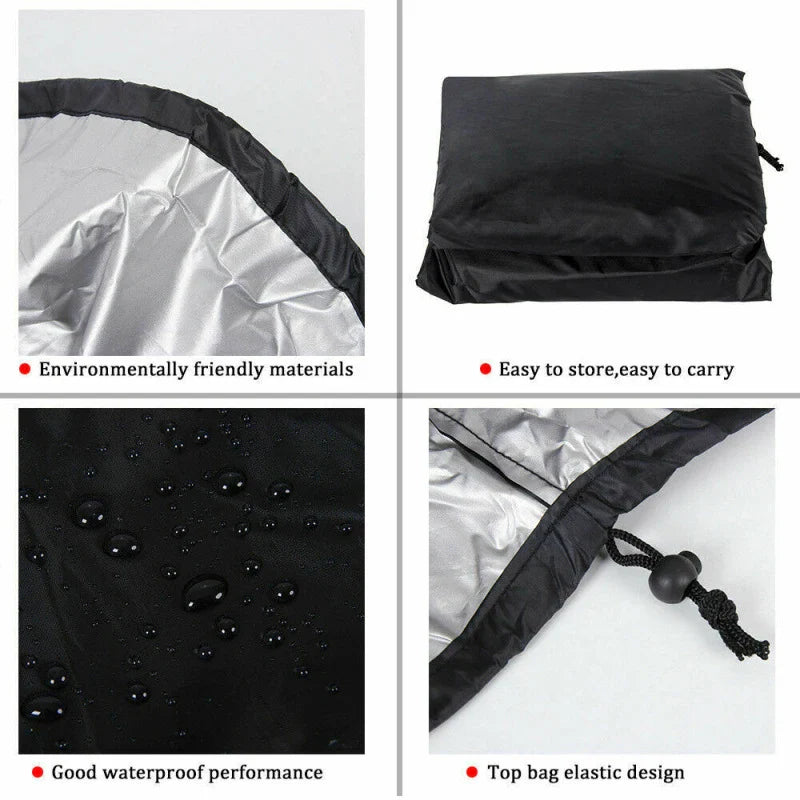 Outdoor Hanging Chair Cover: Waterproof Rattan Seat Protector with Zipper - Anti-UV Sun Protection for Garden Swing Egg Chairs