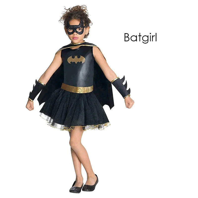 American Girl Supergirl Costume – Fancy Dress-Up Outfit for Kids Halloween & Purim Cosplay