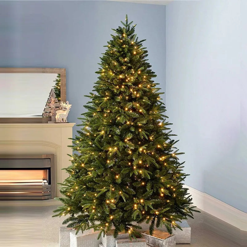High-End PE Mixed Artificial Christmas Tree — 1.2m & 1.8m Decorative Holiday Tree for Gifts & Home Decor