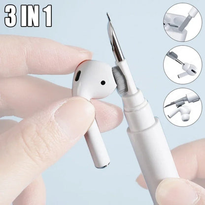 2-in-1 Earphones Cleaning Kit — Brush & Pen for AirPods 3, Pro Cases, and Earbuds Maintenance