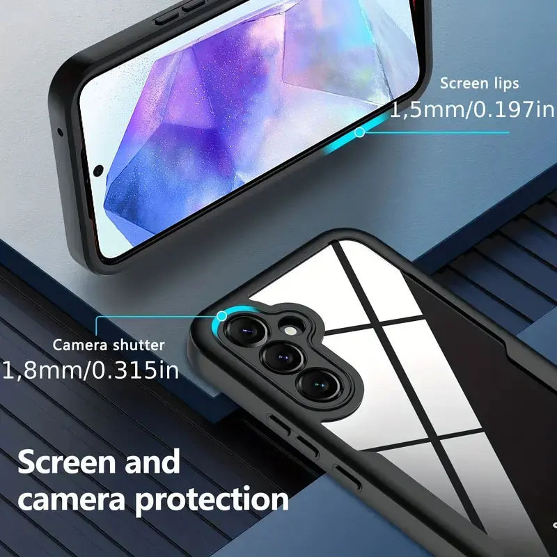 Samsung 360 Full-Cover Protective Case - Shockproof Screen Protection Phone Cover