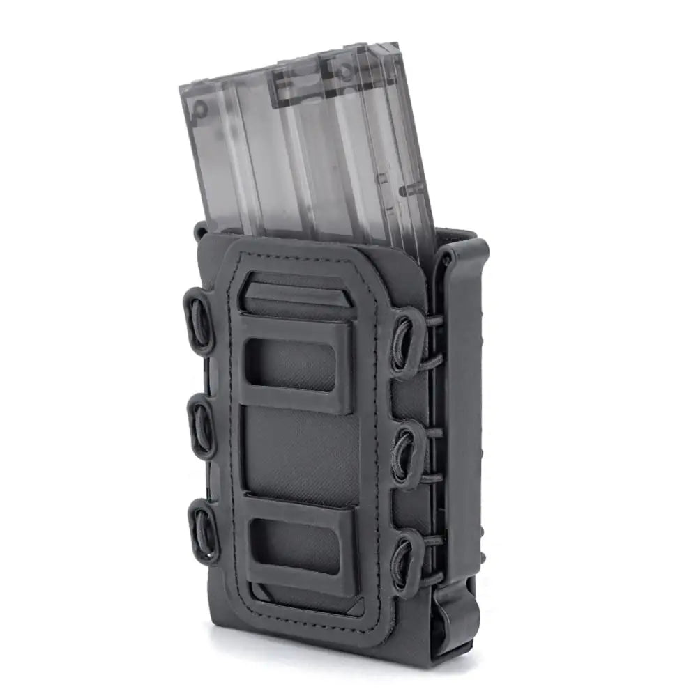 Tactical Fast Mag Pouch – Flexible TPR Magazine Holder for AR15 M4 5.56/7.62, Molle Carrier Holster for Hunting Accessories