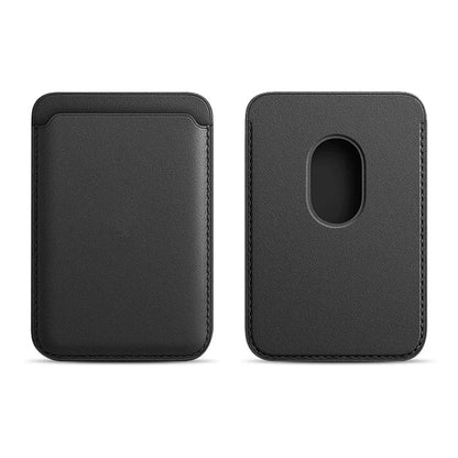 Luxury Magnetic Leather Wallet Case for iPhone 12–16 Pro Max — MagSafe Card Holder Phone Cover