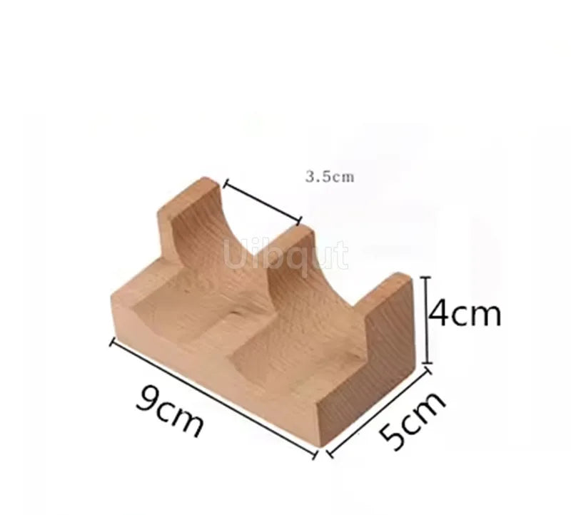 Japanese Sushi Rack – Wooden Taco & Snack Food Holder, Wood Plate Cuisine Stand for Sashimi & Sushi, Restaurant & Home Use