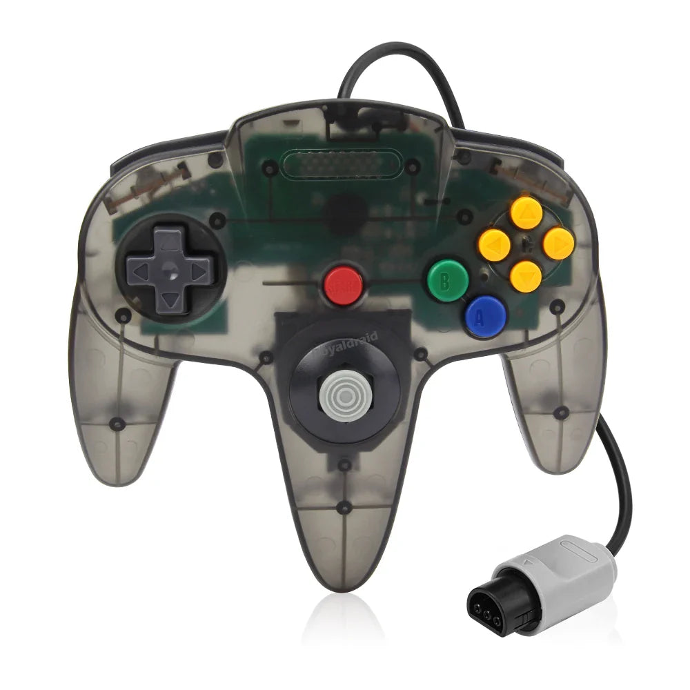 2PCS Wired Gamepad for N64 – Classic Retro Joystick Controllers for Nintendo 64 Gaming Accessories