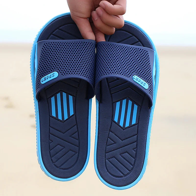 Men’s Casual One-Strap Slide Sandals – Lightweight Beach & Everyday Comfort Slip-On Shoes for Relaxed Wear