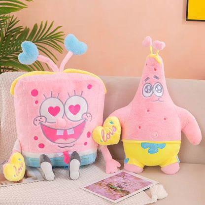 40cm Spongebob Squarepants Patrick Star Plush Toy – Pink Kawaii Cartoon Cosplay Doll, Birthday Gift for Kids, Girls & Boys