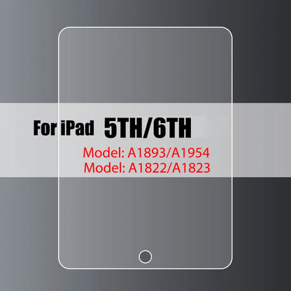 Tempered Glass Screen Protector for iPad 10.2, 9.7, 10.5, 10.9, Pro 11, New iPad 9/8/7/6/5, Air 4/3/2, Mini 2020-2022