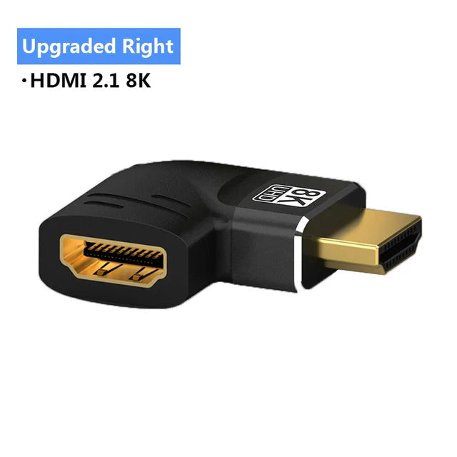 HDMI-Compatible Adapter – Mini/Micro HDMI to HDMI, 8K 60Hz, 4K 120Hz/144Hz Male to Female Converter for HDTV, Laptop, PS5