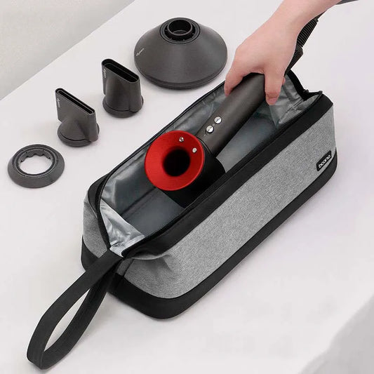 Dustproof Travel Storage Bag for Dyson – Portable Organizer Case for Hair Dryer, Curler & Straightener Protection