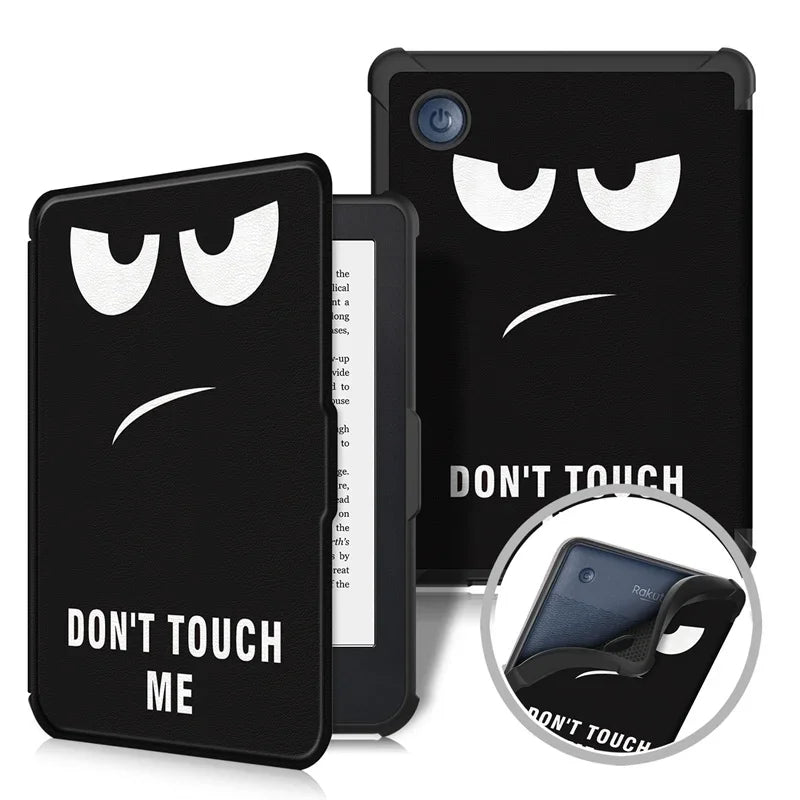 Kobo Clara BW/Clara Colour 2024 Case - 6 Inch Auto Wake Sleep PU Leather Cover, Soft Magnetic Ereader Hoesje N365 N367 Funda