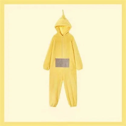 Unisex Tinky Winky Dipsy Po Lala Onesie - Soft Long Sleeve Pajamas & Cosplay Homewear