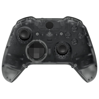 eXtremeRate Clear Full Shell Replacement Kit for Xbox Elite Series 2 Core Controller Model 1797 – Faceplate, Back Plate & Buttons