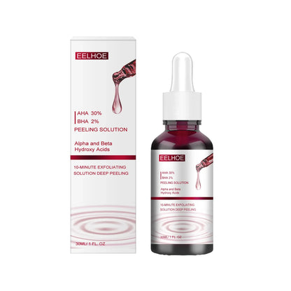 AHA 30% + BHA 2% Exfoliating Face Serum — Salicylic Acid Pore Shrink, Moisturizing & Oil Control Skin Care Essence