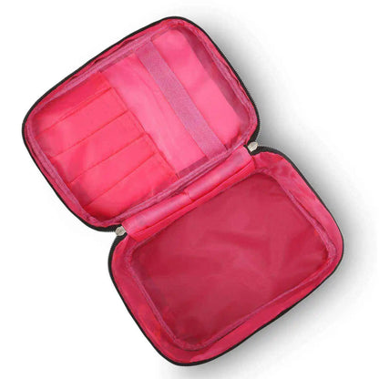 Portable Transparent Waterproof Travel Makeup Bag – Large Capacity Cosmetic Organizer for Women
