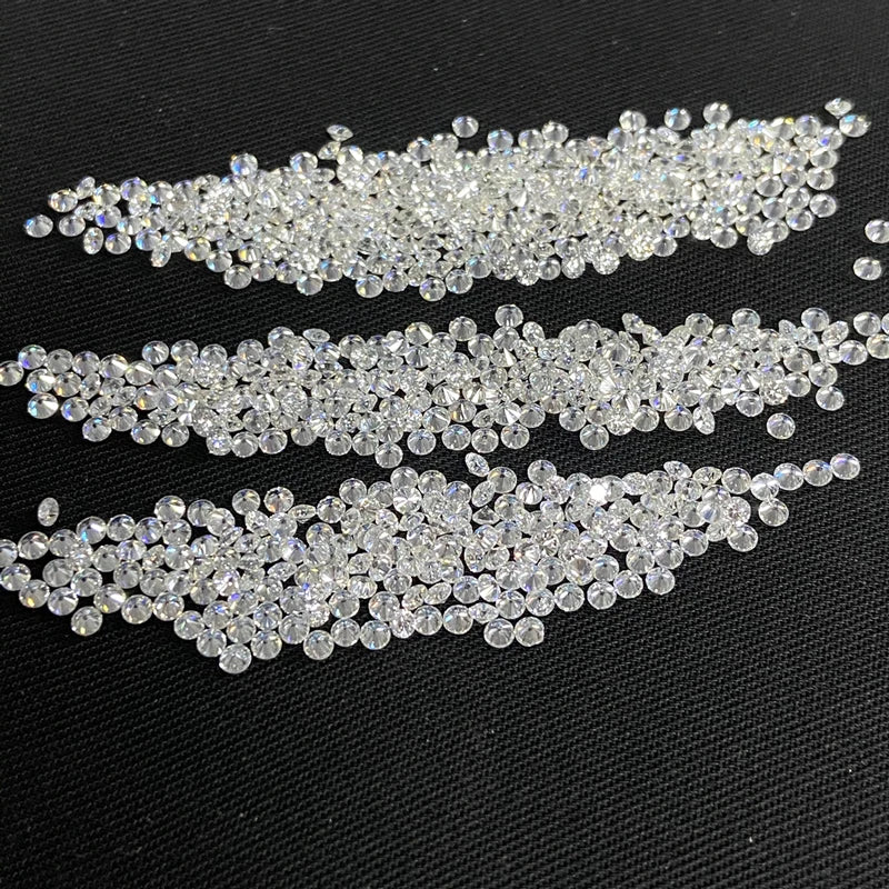 1CT Lab-Grown Moissanite Diamonds – D Color VVS1 Loose Gemstones, Full Size 0.7mm-20mm