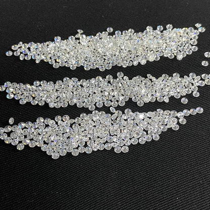 1CT Lab-Grown Moissanite Diamonds – D Color VVS1 Loose Gemstones, Full Size 0.7mm-20mm