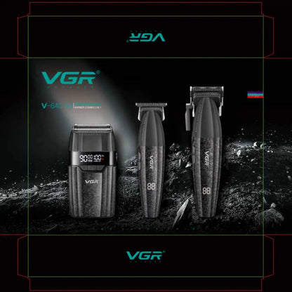 VGR Professional Hair Clipper V-640 S3 — 9000RPM Hair Cutting Machine & Beard Trimmer for Men