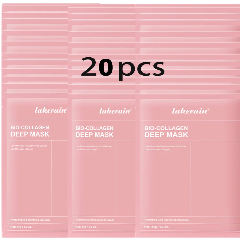Bio-Collagen Deep Hydrating Hydrogel Mask – Overnight Collagen Mask for Firming & Pore Minimizing