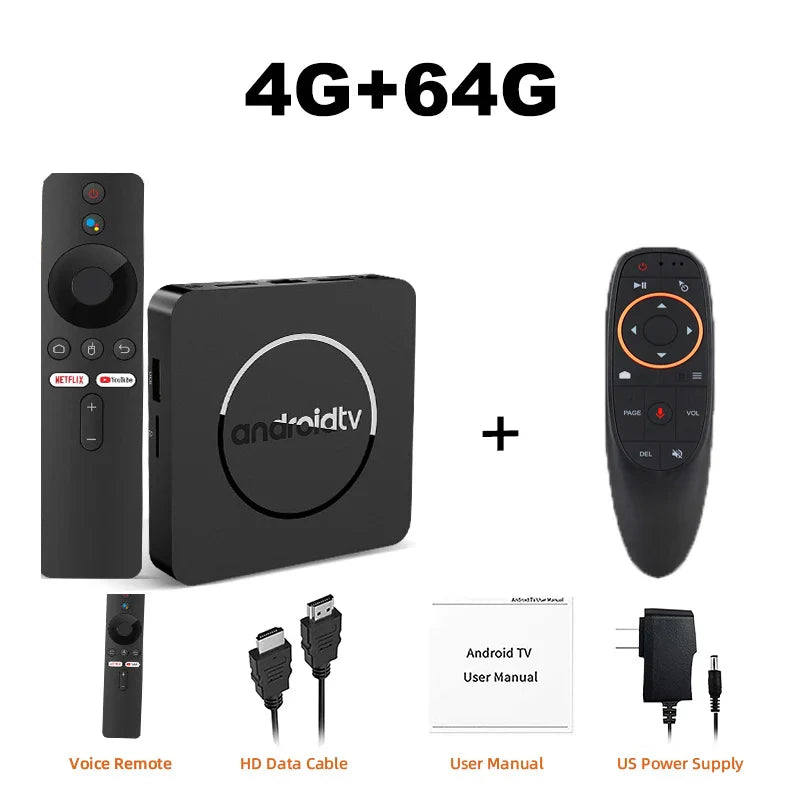 Q10 Android 14 8K Smart TV Box – Allwinner H313, 128GB, Dual WiFi, BT5.0, HDR10+ Media Player with Google Voice Assistant
