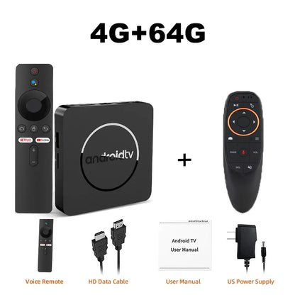 Q10 Android 14 8K Smart TV Box – Allwinner H313, 128GB, Dual WiFi, BT5.0, HDR10+ Media Player with Google Voice Assistant