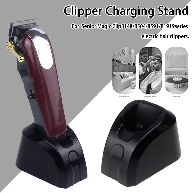 Magic Senior Hair Clipper Charging Stand – Fast Charging Accessory for Models 8148/8591/8504/81919