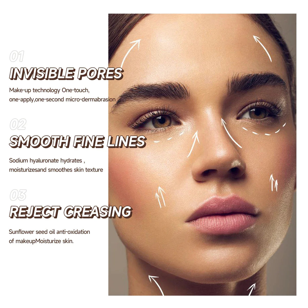 Invisible Pore Base Stick – Makeup Primer & Concealer for Pore Modifying, Skin Color Correction & Isolation