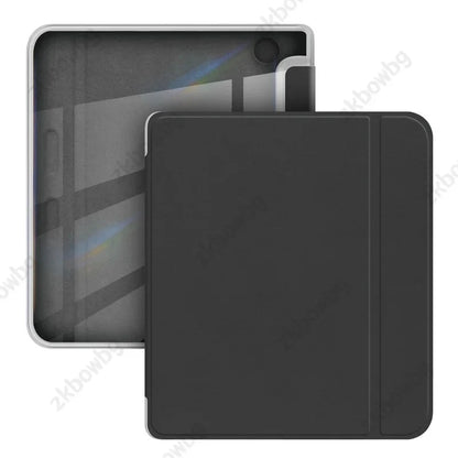 Slim PU Leather Case for KOBO Libra — Shockproof Smart Cover for Libra Colour 2024, Libra 2 2021 7" N428 N418 eBook with Clear Back