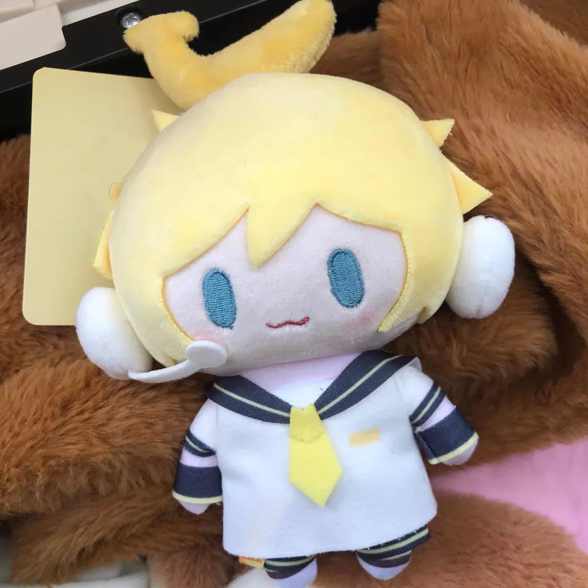 15cm Hatsune Miku Plush Toy – Kawaii Kagamine Len & Rin Stuffed Doll Collection, Perfect Kid Gift Ornament