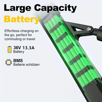 Electric Mountain E-Bike for Adults - 1000W Peak Motor, 36V High-Capacity Battery, Commuter Electric Bicycle