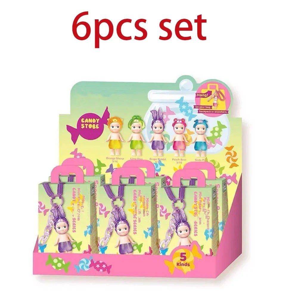 Candy House Keychain Blind Box – Cute Handmade Doll Bag Pendant for Girls
