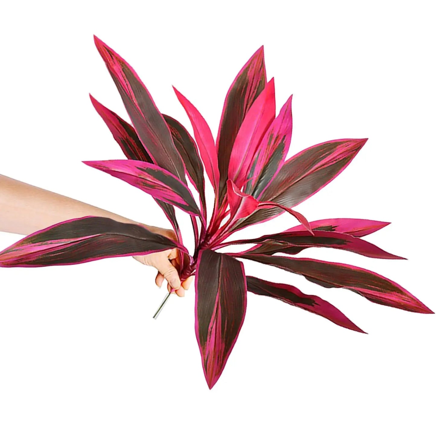 UV Resistant Artificial Tropical Plants – Outdoor Fake Boston Fern, Agave & Hosta Potted Shrubs for Patio, Porch & Garden Decor
