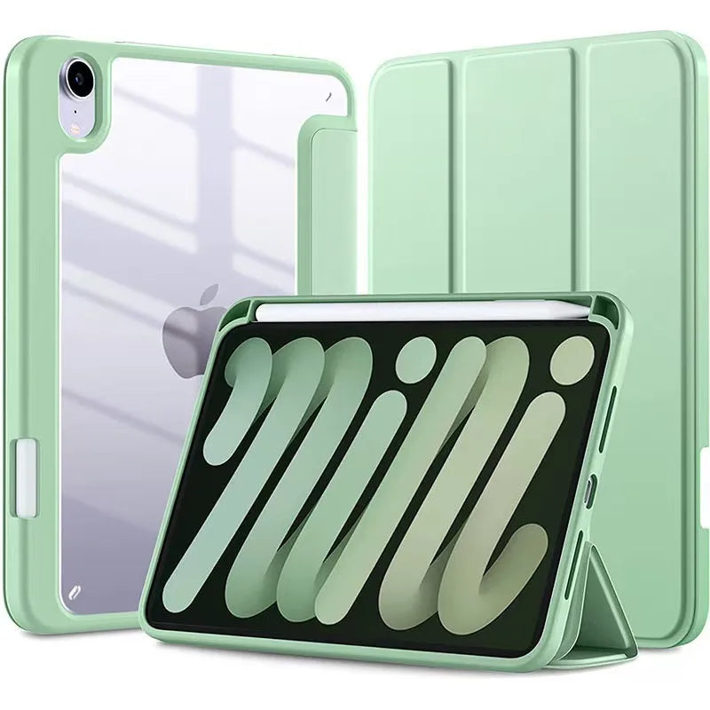 iPad 10th & 11th Gen Case 2022 – Hybrid Slim Tri-Fold Stand Cover with Pencil Holder, Protective Tablet Case