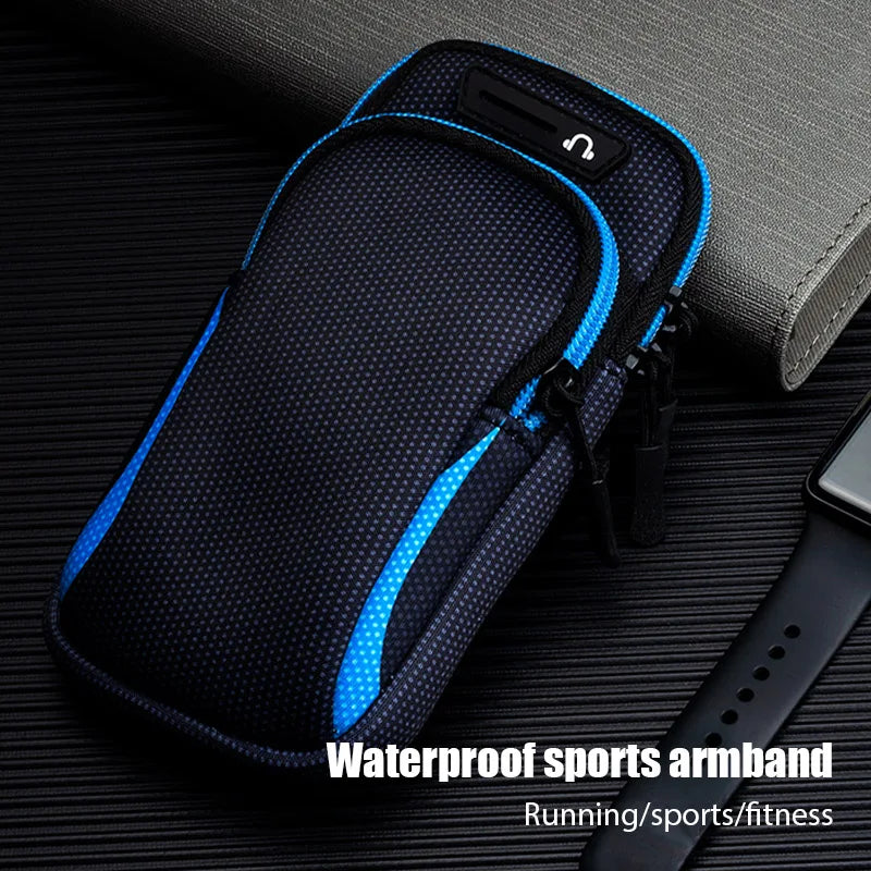 Universal Armband Sport Phone Case: Running Arm Holder for iPhone, Xiaomi, Huawei - Fits Phones Under 6.5" to 7.2