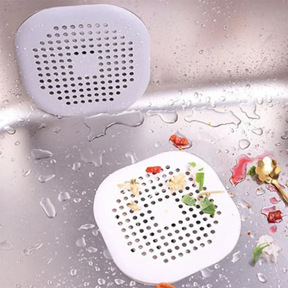Universal Hair Filter Drain Plug - Kitchen Sink and Bathtub Strainer, Shower Floor Drain Stopper for Home Use