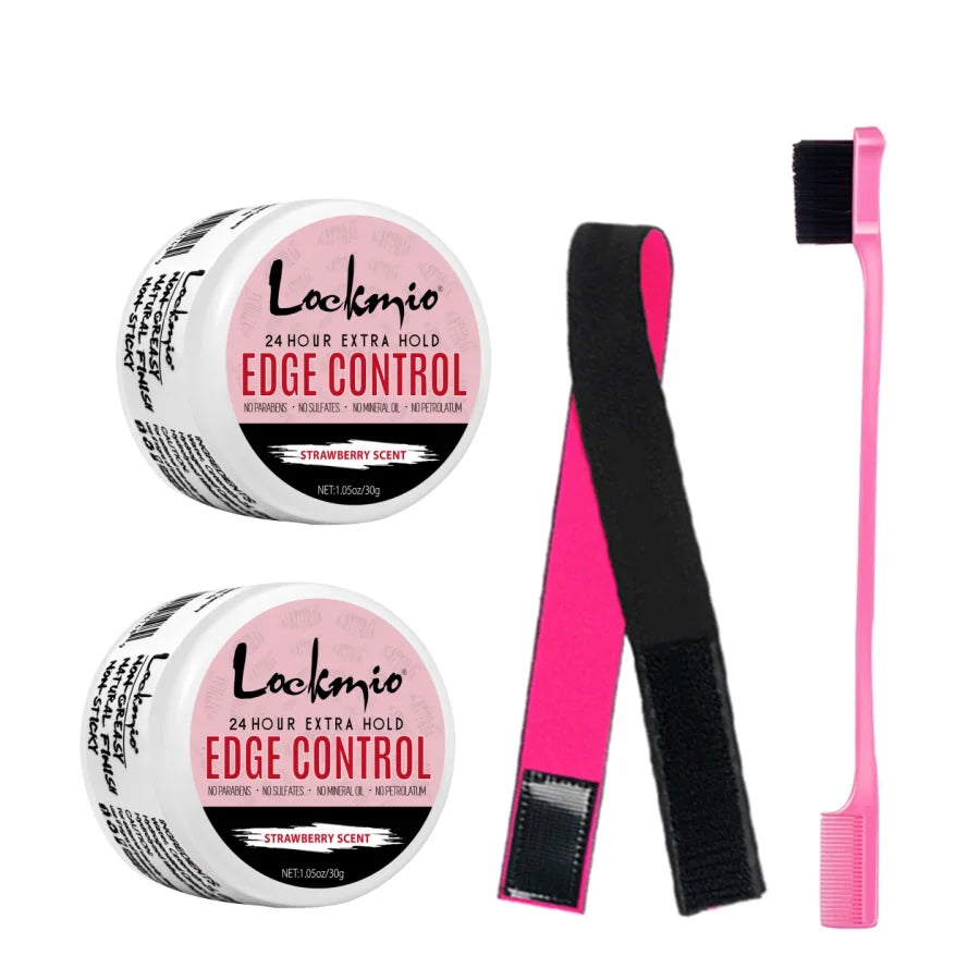 Edge Control Gel for Women & Kids – 30g Long-Lasting Anti-Frizz Hair Wax, Strong Hold Smoothing Styling Pomade for Natural Finish