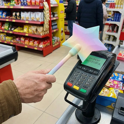 Magic Wand Card Holder - 3D Printed Tap Payment Credit Card Stand and Novelty Gift