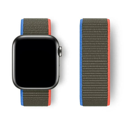 Sport Loop Strap for Apple Watch Band 40mm–49mm – Compatible with Series 3–10, SE & Ultra Adjustable Bracelet