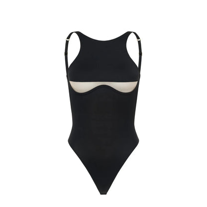 Vintage Black One-Piece Bikini Swimsuit 2026 – Women’s Push-Up Monokini Swimwear Bathing Suit Beachwear Swimming Costume