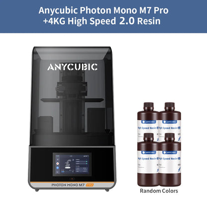 ANYCUBIC Photon Mono M7 Pro — 14K Mono MSLA 10.1" LCD Resin 3D Printer, 170mm/h, 223×126×230mm Printing Size