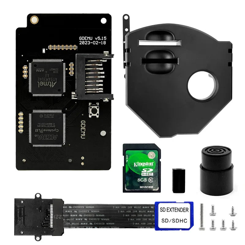 GDEMU V5.20 Optical Drive Simulation Board for SEGA Dreamcast – SD Extension for GDU DC VA1 Console
