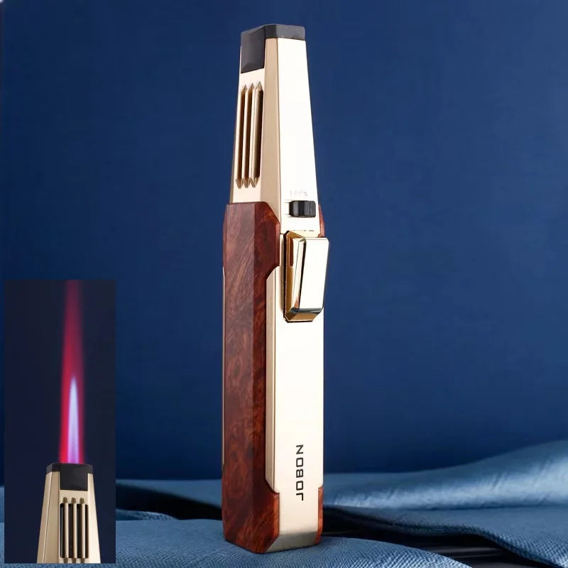 New JOBON Windproof Pen Jet Butane Lighter — Metal Airbrush Torch for Cigar, BBQ & Kitchen