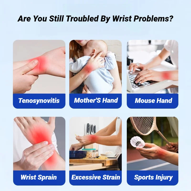Adjustable Ultra-Thin Wrist Strap — Breathable Support for Sprains, Pain Relief, Gym Exercise, Arthritis & Carpal Tunnel
