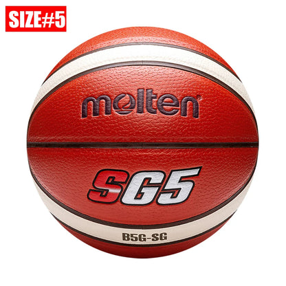 2025 Molten Basketball — Official Size 5/6/7 PU Indoor & Outdoor Ball for Men, Training, Match & Team Games