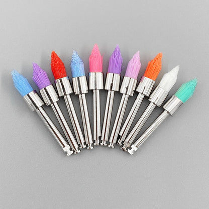 WELLCK Dental Silicone Grinding Heads – 12/10pcs Teeth Polisher for Low-Speed Dental Tools & Lab Use