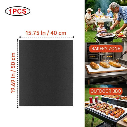 Multifunctional Grill Mat - Reusable High-Temperature Resistant Baking & Microwave Oven Liner for Easy Cooking