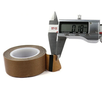 High Temperature Resistant PTFE Cloth Adhesive Tape – 300°C Heat Insulation Sealing Tape, Industrial Grade 5–100mm Width, Machine Protection & Sealing Tape