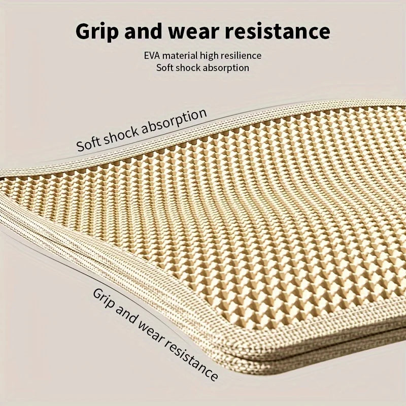 Large Cat Litter Mat – Honeycomb Double-Layer, Waterproof, Easy-Clean, Scatter Control, Stay-Clean Design