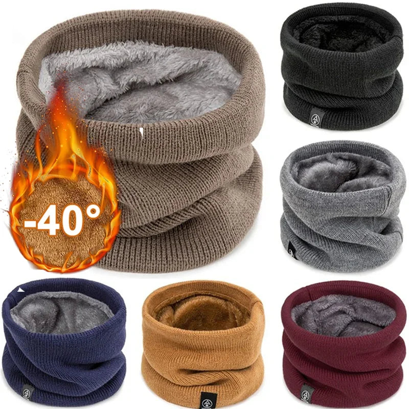 Fashion Soft Knitted Neck Warmer – Sport Scarf for Men and Women – Winter Face Cover, Cold-Proof Collar for Skating and Running