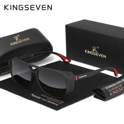 KINGSEVEN Polarized Big Frame Sunglasses — UV Protection Driving Eyewear for Men & Women